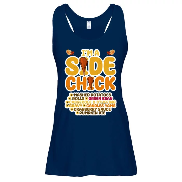 Im A Side Chick Funny Thanksgiving Dinner Ladies Essential Flowy Tank