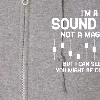 Im A Sound Guy Audio Engineer Tonmeister Mixer Gift Full Zip Hoodie