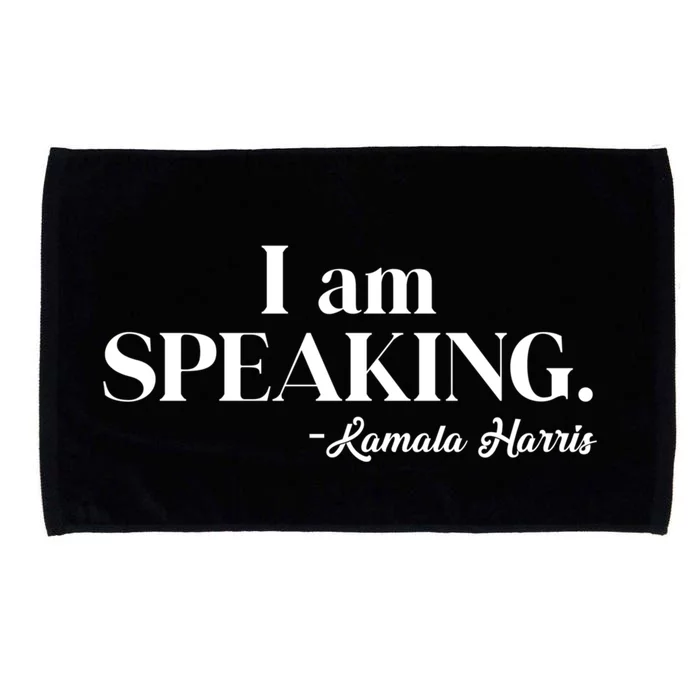 I Am Speaking 2020 Trendy Presidential Debate Election Gift Great Gift Microfiber Hand Towel