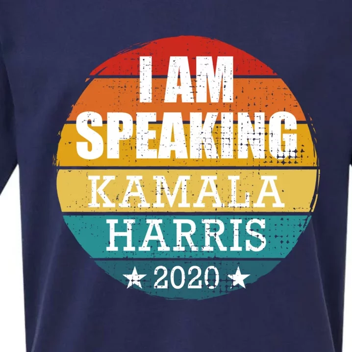 I Am Speaking Kamala Harris 2020 Vice President Debate Gift Sueded Cloud Jersey T-Shirt