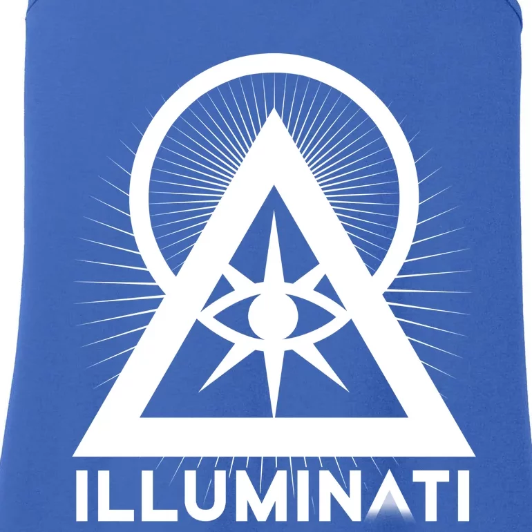 Illuminati All Seeing Eye Meaningful Gift Ladies Essential Tank