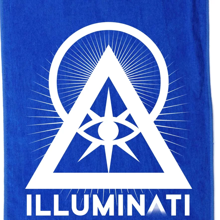 Illuminati All Seeing Eye Meaningful Gift Platinum Collection Golf Towel