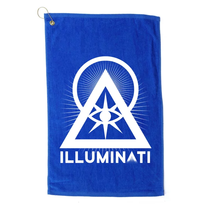 Illuminati All Seeing Eye Meaningful Gift Platinum Collection Golf Towel