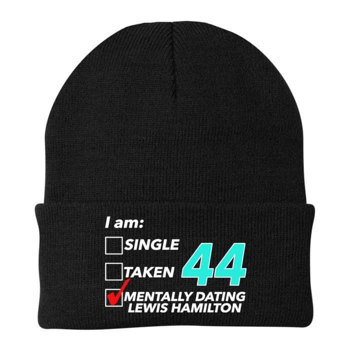 I Am Single Taken 44 Mentally Dating Lewis Hamilton Knit Cap Winter Beanie