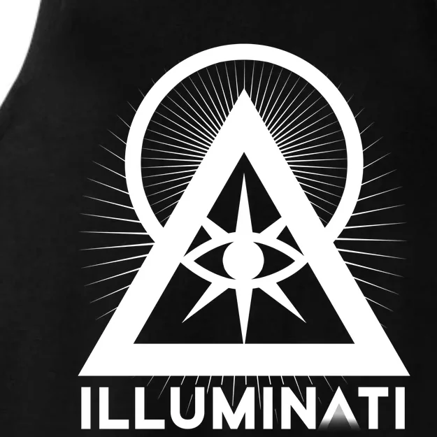 Illuminati All Seeing Eye Gift Ladies Tri-Blend Wicking Tank