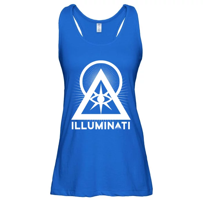 Illuminati All Seeing Eye Gift Ladies Essential Flowy Tank