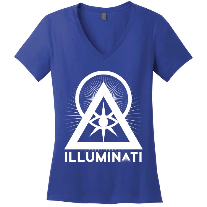 Illuminati All Seeing Eye Gift Women's V-Neck T-Shirt