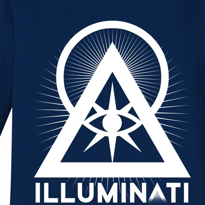 Illuminati All Seeing Eye Gift Baby Long Sleeve Bodysuit