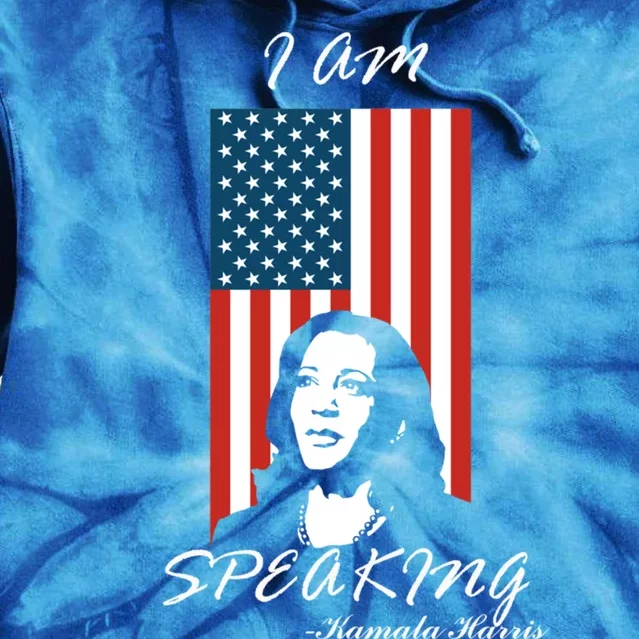 I Am Speaking Harris Pence Vp Debate 2020 Quote Gift Tie Dye Hoodie