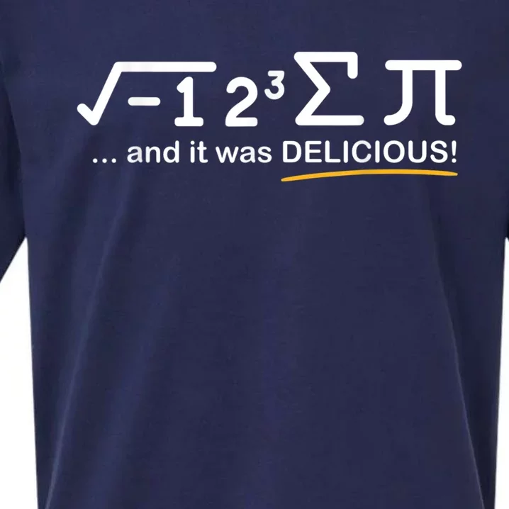 I Ate Some Pi Funny Pi Day & Math Lover Gift Sueded Cloud Jersey T-Shirt