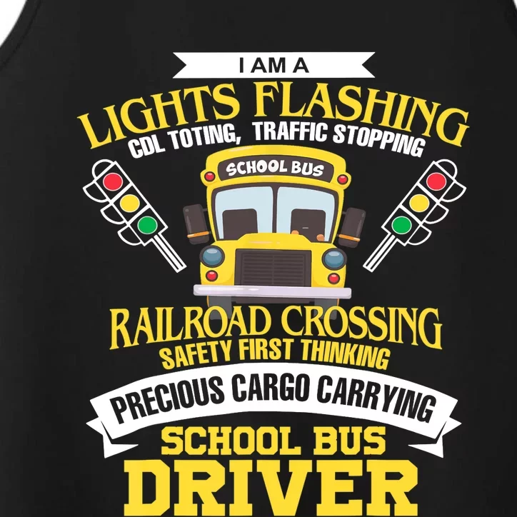 Im A School Bus Driver School Bus Driver Gift Performance Tank