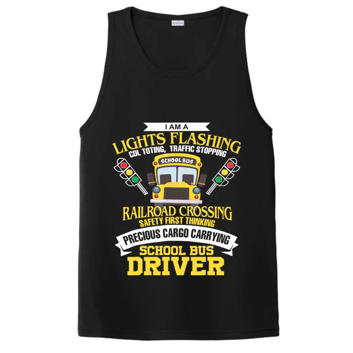 Im A School Bus Driver School Bus Driver Gift Performance Tank