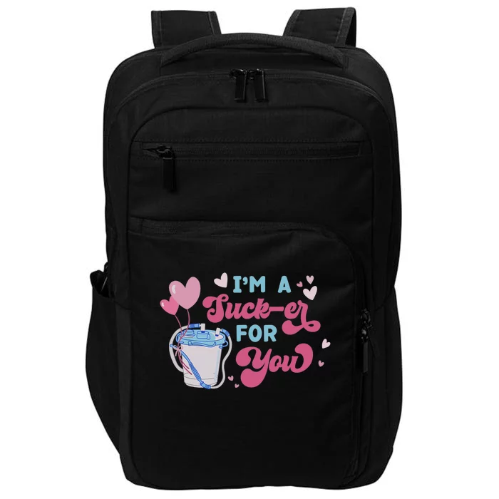 I'm A Sucker For You Funny CNA Nurse Happy Valentines Day Impact Tech Backpack