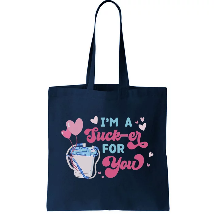 I'm A Sucker For You Funny CNA Nurse Happy Valentines Day Tote Bag