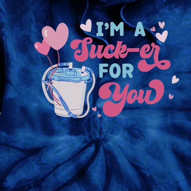 I'm A Sucker For You Funny CNA Nurse Happy Valentines Day Tie Dye Hoodie