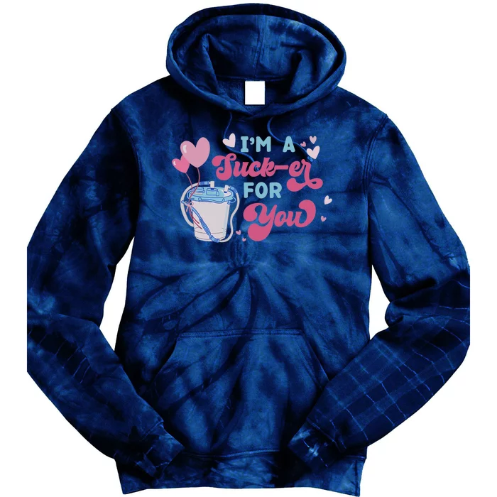 I'm A Sucker For You Funny CNA Nurse Happy Valentines Day Tie Dye Hoodie