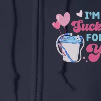 I'm A Sucker For You Funny CNA Nurse Happy Valentines Day Full Zip Hoodie