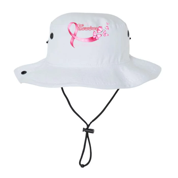 I'm A Survivor Breast Cancer Fighter Awareness Pink Ribbon Gift Legacy Cool Fit Booney Bucket Hat