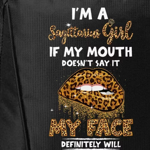 I'm A Sagittarius Leopard Printed Birthday City Backpack