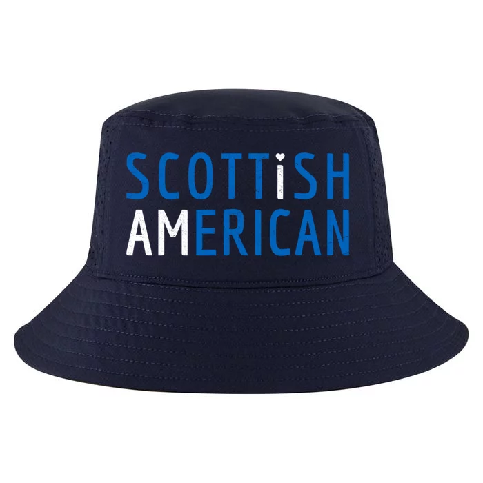 I Am Scottish American Funny Gift Scotland And America Pride Gift Cool Comfort Performance Bucket Hat