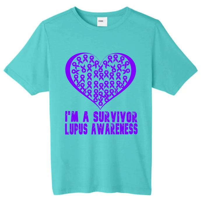 IM A Survivor Lupus Warrior Day Awareness Purple Support Gift ChromaSoft Performance T-Shirt