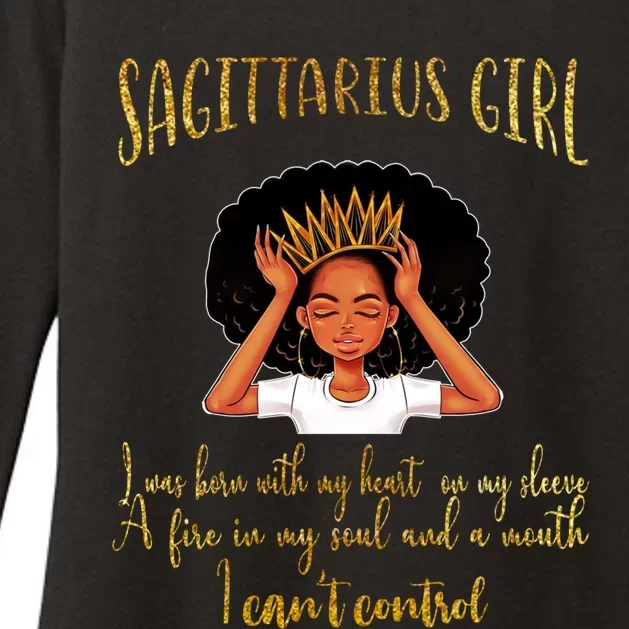 Im A Sagittarius Gift Birthday Gift Gift Womens CVC Long Sleeve Shirt