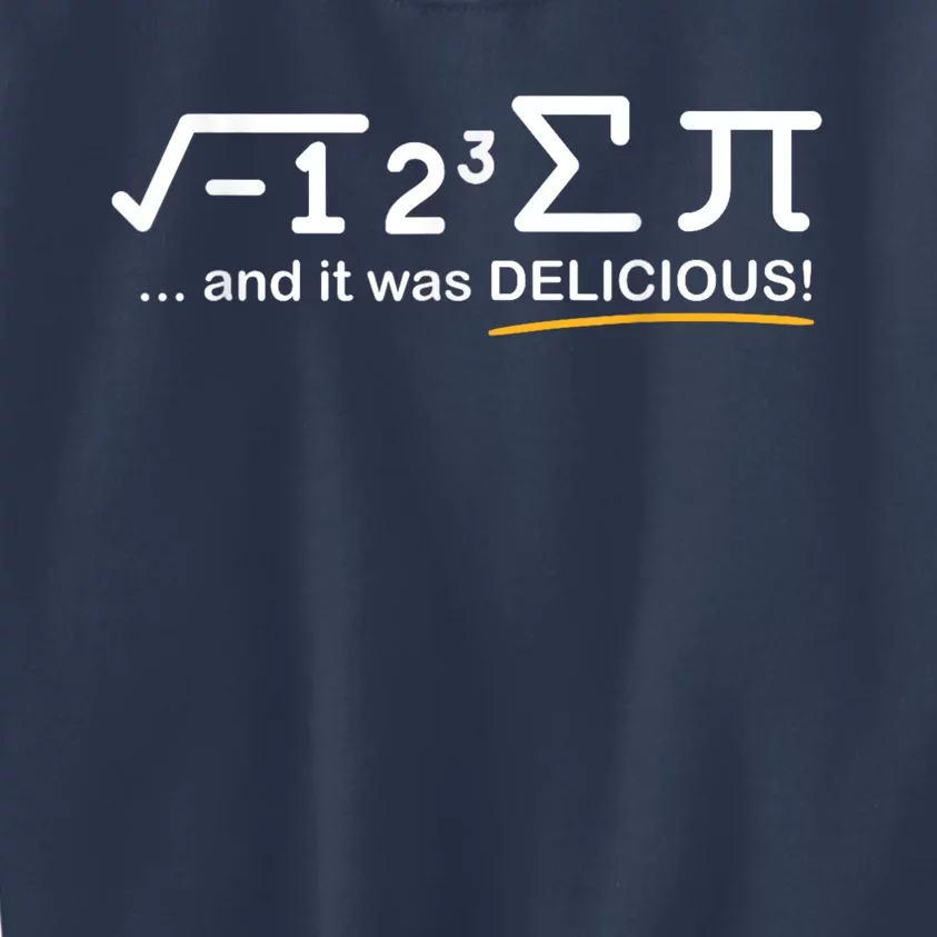 I Ate Some Pi Funny Pi Day & Math Lover Gift Kids Sweatshirt