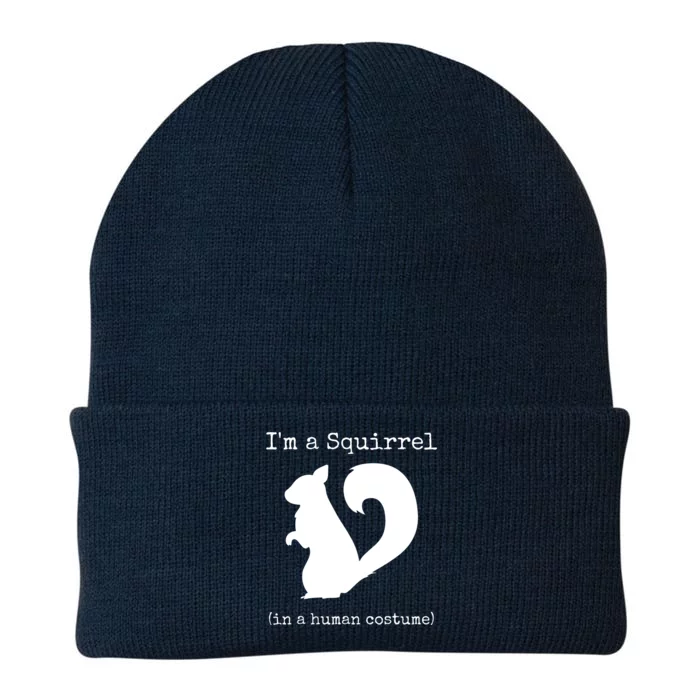 I'm A Squirrel In A Human Costume Funny Novelty Halloween Knit Cap Winter Beanie