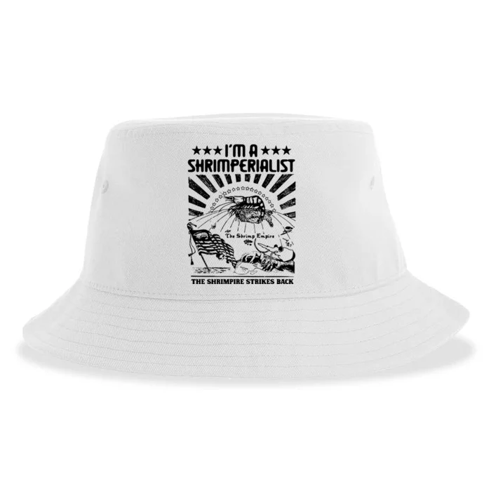 I’M A Shrimperialist The Shrimpire Strikes Back Sustainable Bucket Hat