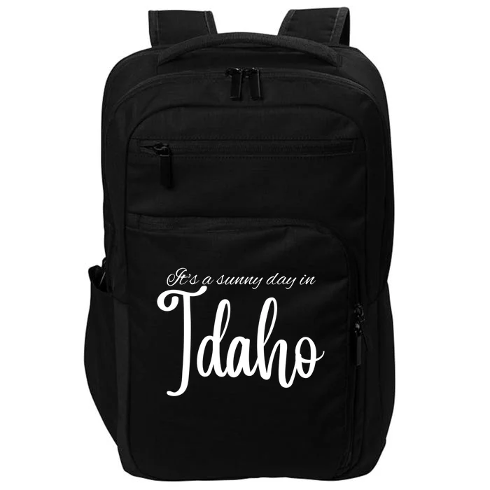 It's A Sunny Day In Idaho Meaningful Gift Impact Tech Backpack