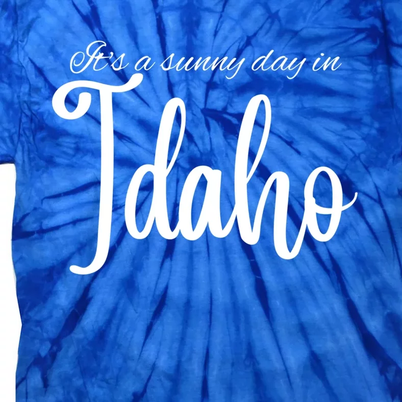 It's A Sunny Day In Idaho Meaningful Gift Tie-Dye T-Shirt