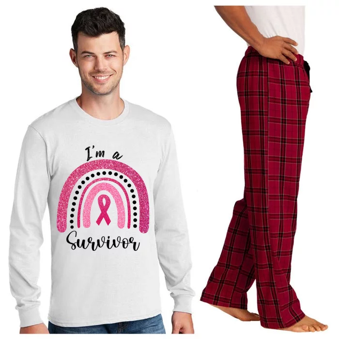 Im a Survivor Breast Cancer Survivor Gifts Long Sleeve Pajama Set