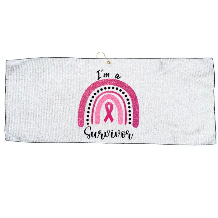 Im a Survivor Breast Cancer Survivor Gifts Large Microfiber Waffle Golf Towel