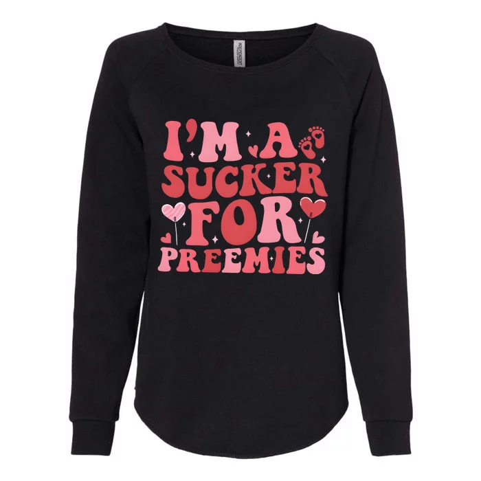 IM A Sucker For Freemies Neonatal Icu Nurse Womens California Wash Sweatshirt