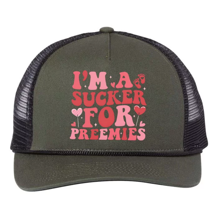 IM A Sucker For Freemies Neonatal Icu Nurse Retro Rope Trucker Hat Cap