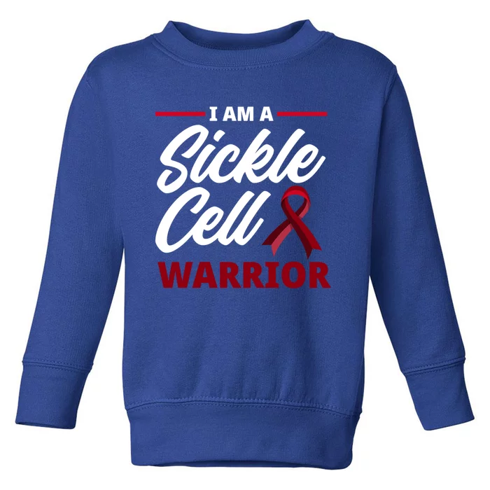 I'm A Sickle Cell Warrior Sickle Cell Anemia Awareness Gift Toddler Sweatshirt