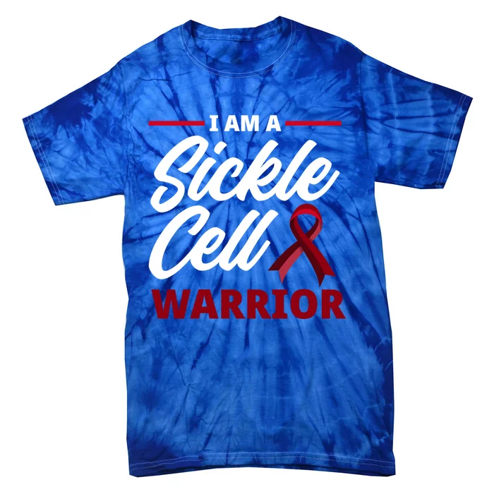 I'm A Sickle Cell Warrior Sickle Cell Anemia Awareness Gift Tie-Dye T-Shirt