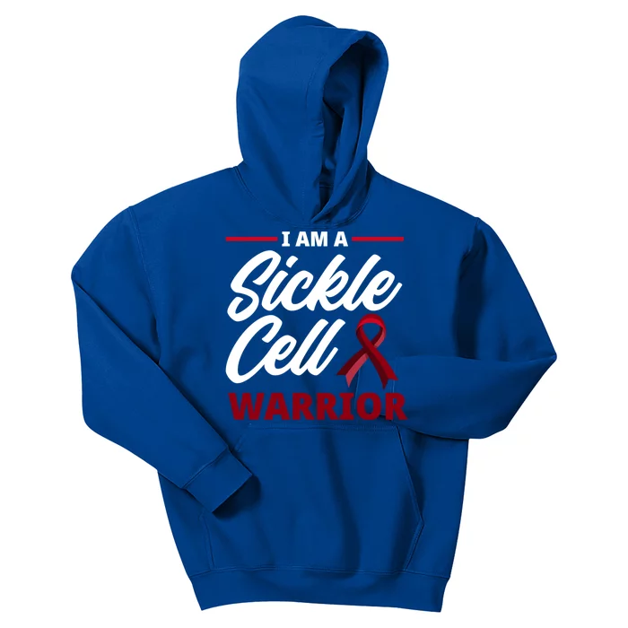 I'm A Sickle Cell Warrior Sickle Cell Anemia Awareness Gift Kids Hoodie