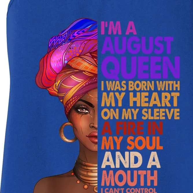 Im A September Black Virgo Libra Queen Birthday Funny Gift Women's Racerback Tank