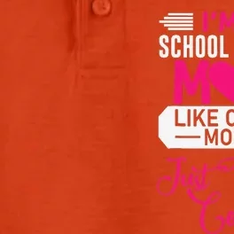 I'm A School Chorus Mom Like Other Moms Mother's Day Dry Zone Grid Performance Polo