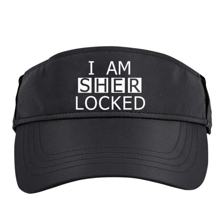 I AM SHER LOCKED Adult Drive Performance Visor