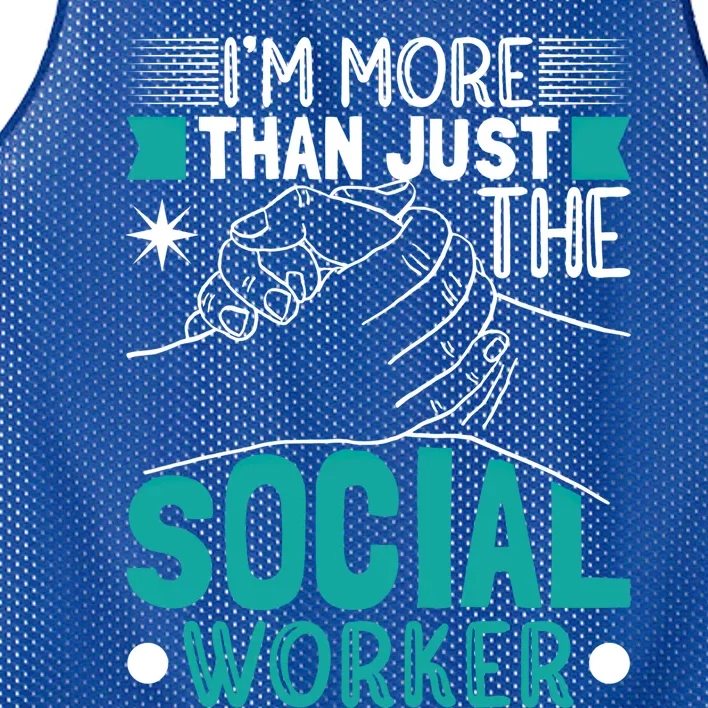 I'm A Social Worker Gift Mesh Reversible Basketball Jersey Tank