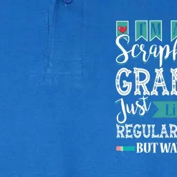 Im A Scrapbooking Grandma Great Grandma Tee For Mothers Day Gift Softstyle Adult Sport Polo