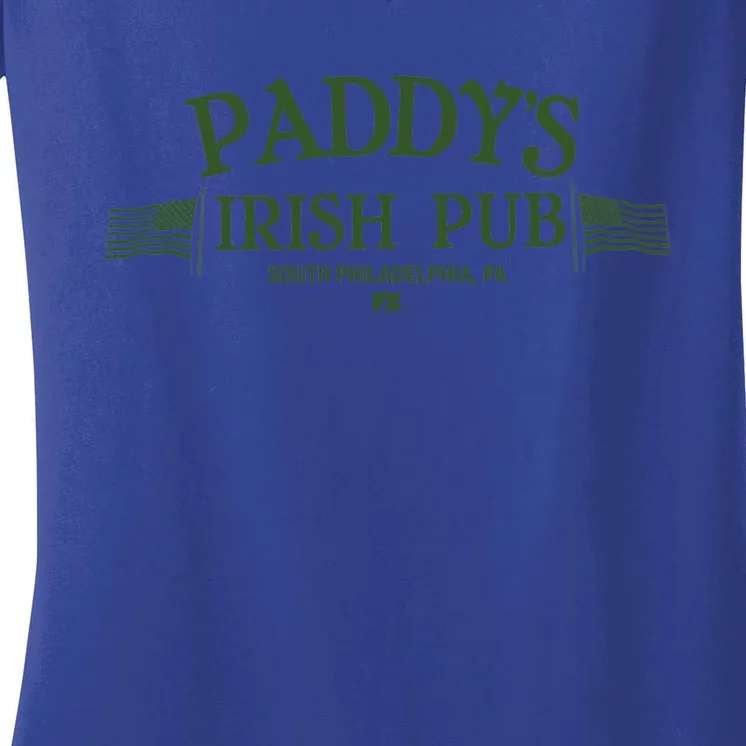 It's Always Sunny In Philadelphia Paddy's Irish Pub Gift Women's V-Neck T-Shirt