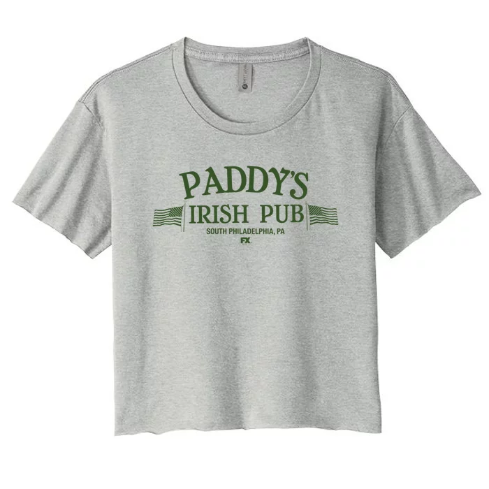 It's Always Sunny In Philadelphia Paddy's Irish Pub Gift Women's Crop Top Tee