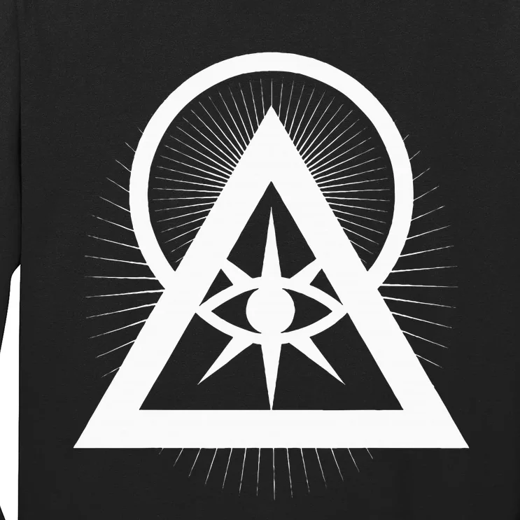 Illuminati All Seeing Eye Logo Long Sleeve Shirt