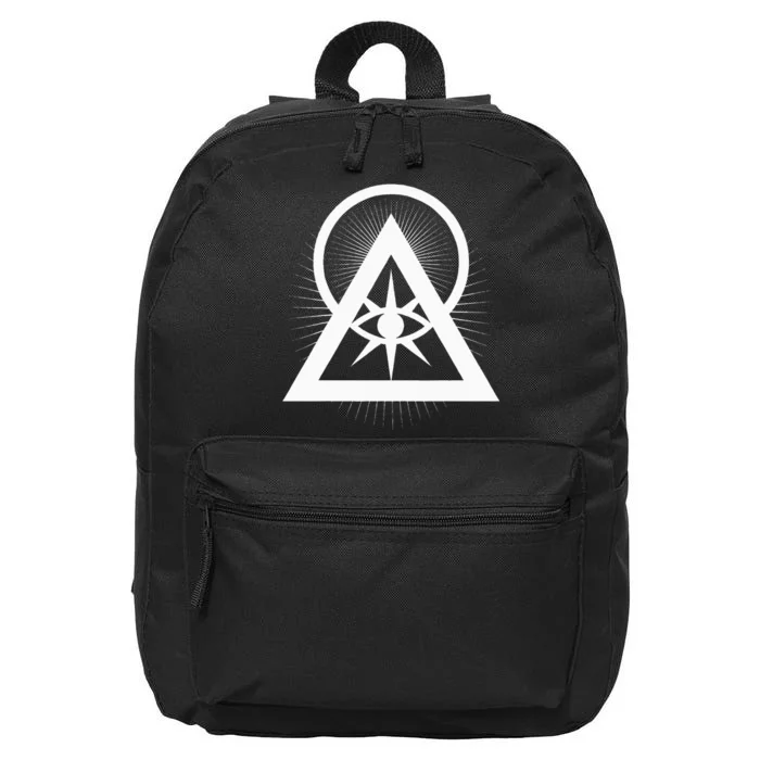 Illuminati All Seeing Eye Logo 16 in Basic Backpack