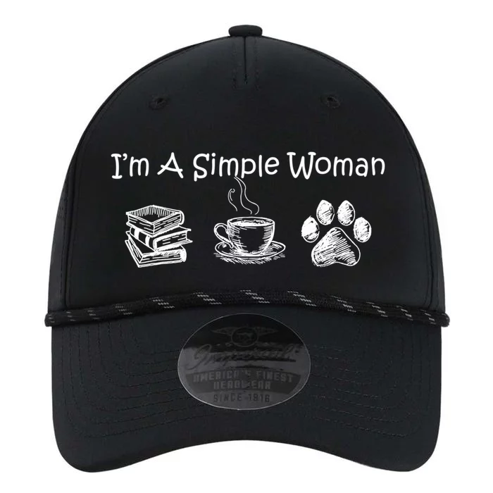 Im A Simple Like Book Coffee Dog Funny Gift Performance The Dyno Cap