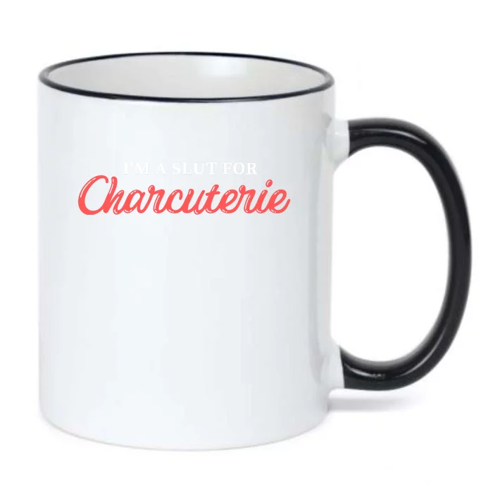 I’m A Slut For Charcuterie Black Color Changing Mug