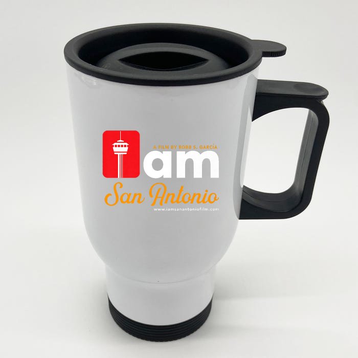 I Am San Antonio Premium Front & Back Stainless Steel Travel Mug